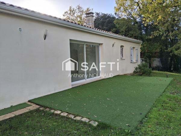 Maison plain-pied, 3 ch, proche commerces,