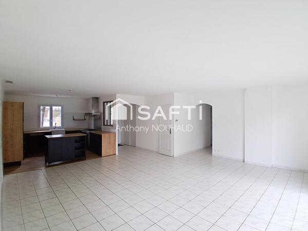 Maison plain-pied, 3 ch, proche commerces,