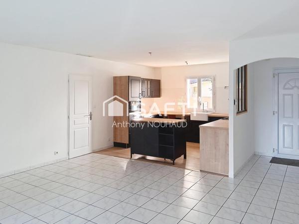 Maison plain-pied, 3 ch, proche commerces,