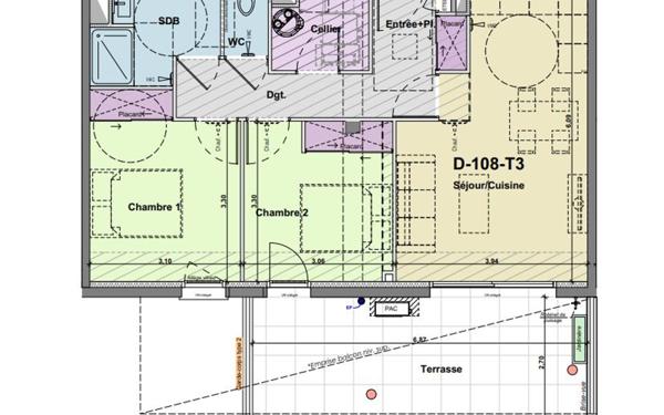 Appartement à vendre    3 pièces •  Narbonne