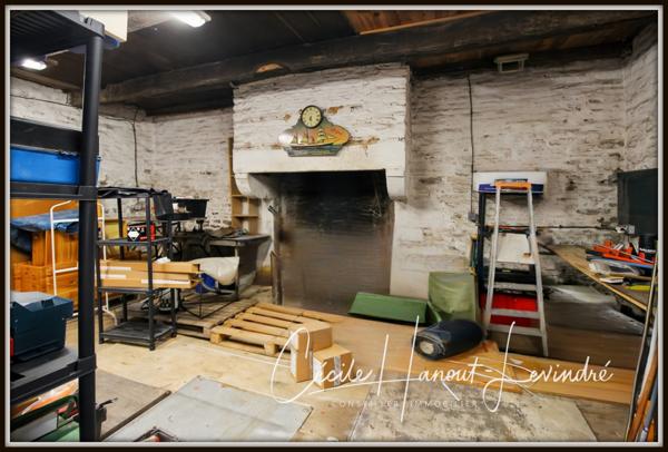 Pleine-Fougères (35610) PLEINE-FOUGERES - Centre Bourg - Propriété 100 m² (potentiel 240 m²) en pierre avec dépendances - Terrain 270