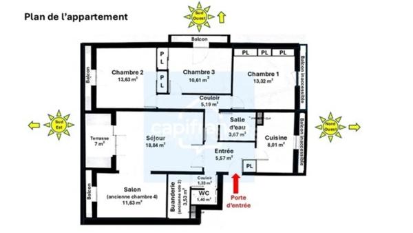 Appartement à vendre 5 pièces LA GRANDE MOTTE (34)