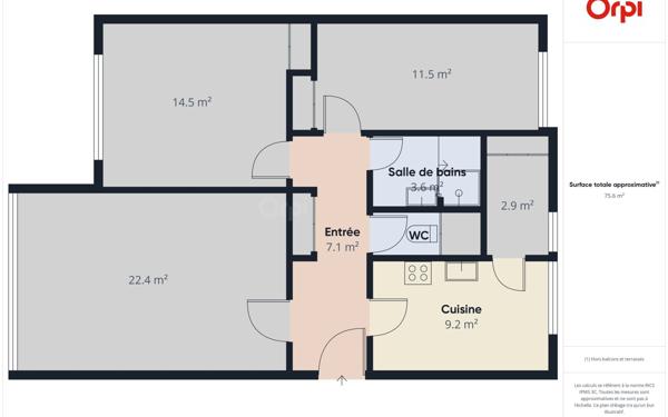 Appartement à vendre    3 pièces • 70 m2 Hoenheim