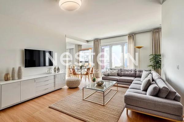 Appartement Saint Ouen Sur Seine 5 pièce(s) 108 m2 - Mairie de Saint Ouen - Metro 14 et 13 - Commerces et Transports