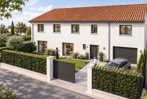 Terrain constructible - viabilisé + permis accordé