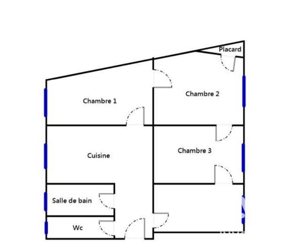 Appartement à vendre 4 pièces 73,81 m² Saint-Denis