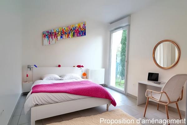 F2 rénové dans résidence récente