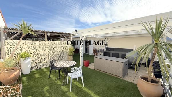 Saint-Palais-sur-Mer (17420) APPARTEMENT - CENTRE-VILLE SAINT PALAIS - 4 PCS - GARAGE - TERRASSE 100m2 AU PRIX DE 790 400 € FAI