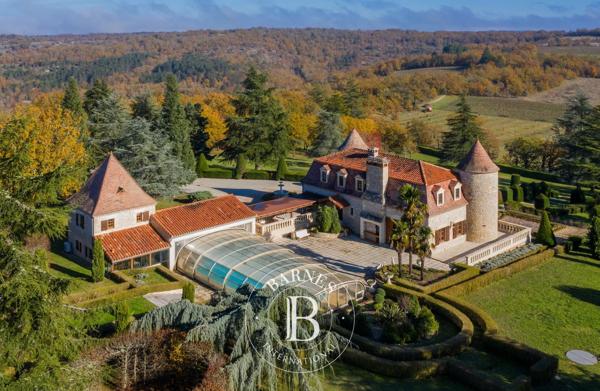Cahors, Château 7 Chambres -  300 m² à vendre