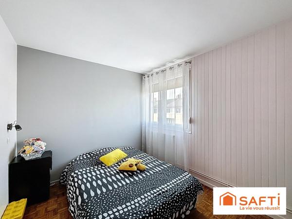 Maison familialed e 92 m2, 4 chambres, jardin et garage de 20 m2