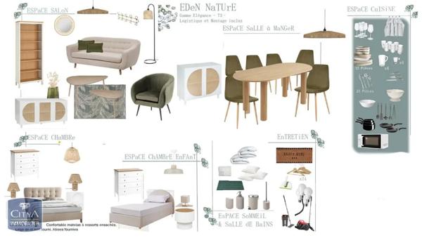 Appartement à louer 3 pièces 64.4m²