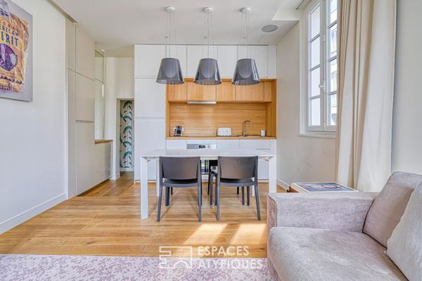 Un appartement d’architecte au coeur du Marais historique