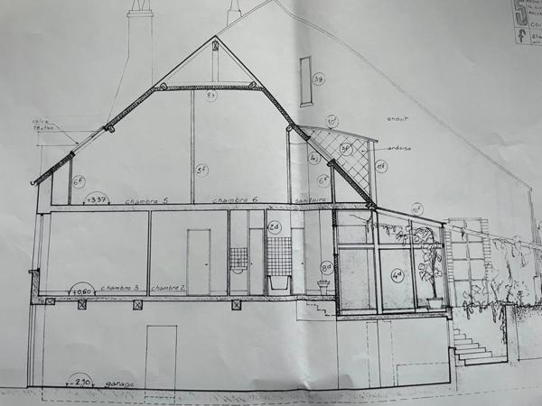 Maison à vendre 9 pièces avec local professionnel à St Marceau