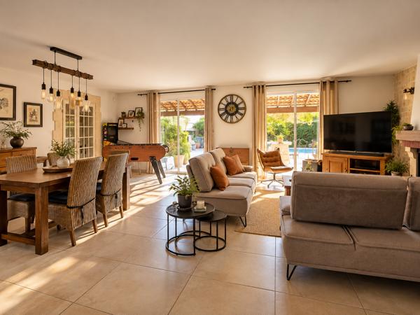 BARJAQUET – VILLA PLAIN-PIED 4 PIECES SUR 1045M2 DE PARCELLE AVEC PISCINE