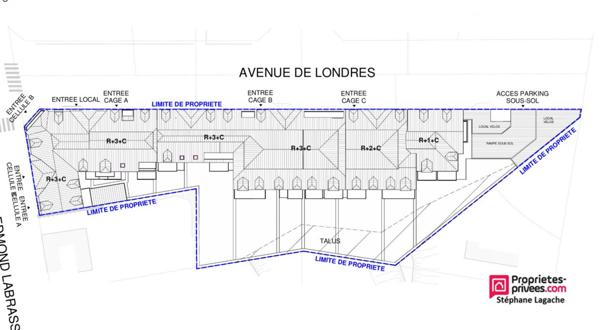 Appartement Stella 4 pièce(s) 73.7 m2 avec 2 terrasses et parking