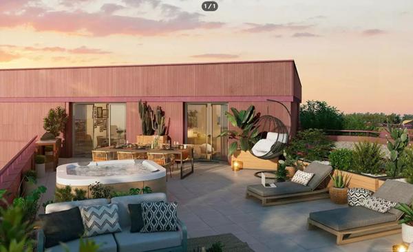 Blagnac (31700) BEAU T3 AVEC TERRASSE DE 65 M²