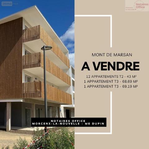 Appartement à vendre à Mont-de-Marsan dans les Landes (40000), ref : 1005652