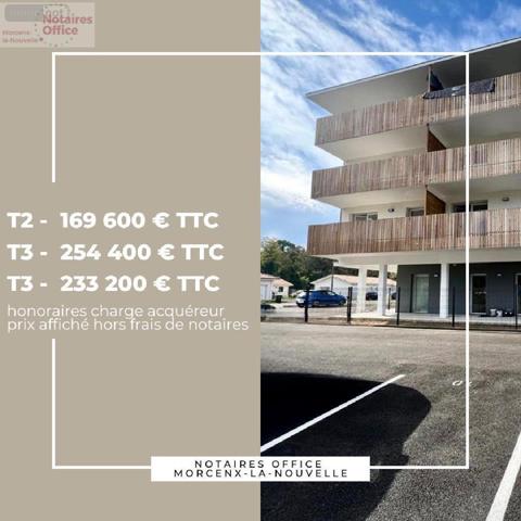 Appartement à vendre à Mont-de-Marsan dans les Landes (40000), ref : 1005652