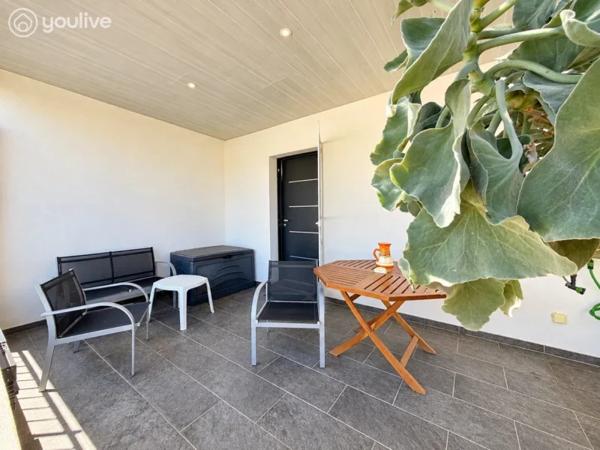 COUP DE CŒUR À PRUNETE – MAGNIFIQUE T3 AU DERNIER ÉTAGE AVEC ENTRÉE INDÉPENDANTE ET 55 M² DE TERRASSES