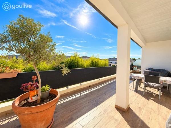 COUP DE CŒUR À PRUNETE – MAGNIFIQUE T3 AU DERNIER ÉTAGE AVEC ENTRÉE INDÉPENDANTE ET 55 M² DE TERRASSES
