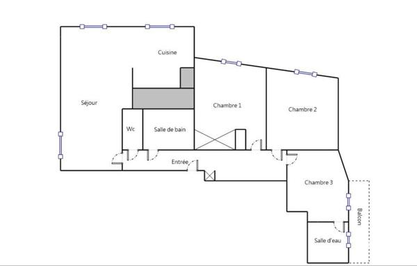 Appartement à vendre 4 pièces 85 m² Rennes
