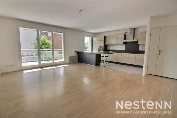 Appartement Loos 4 pièces - 96m² - terrasse 16m² - 2 salles d'eau - garage et parking