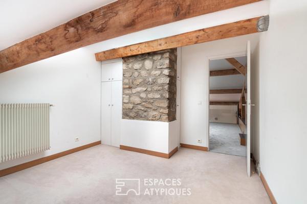 Un loft sous les toits, au coeur du Paris historique