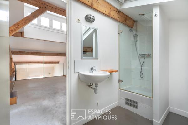 Un loft sous les toits, au coeur du Paris historique