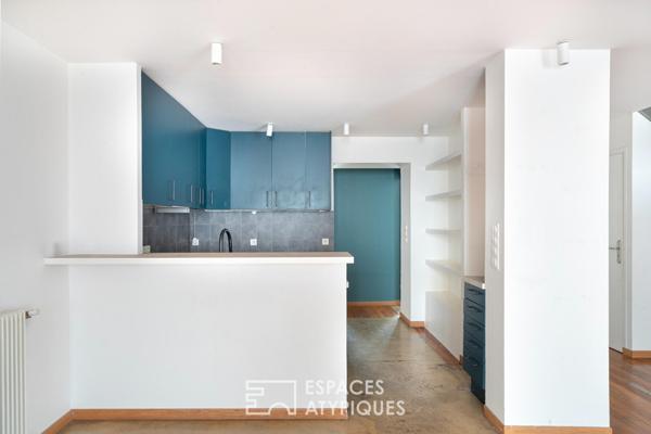 Un loft sous les toits, au coeur du Paris historique