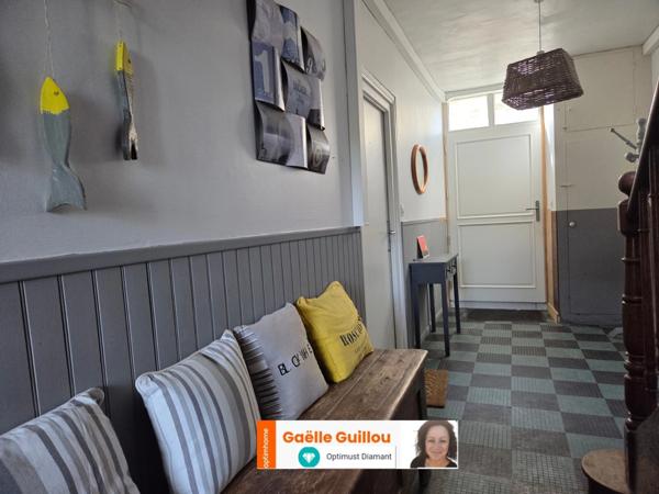 ROSCOFF : Disponible Appartement T2 Duplex 58m² avec grand jardin