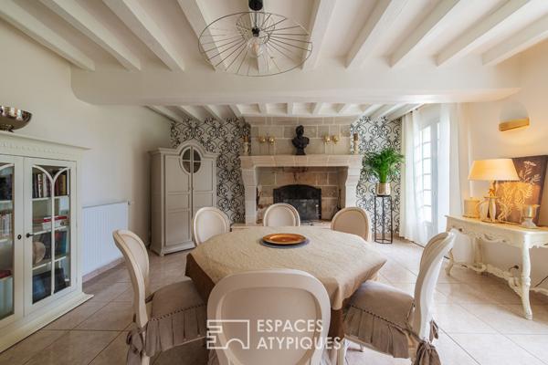 Propriété de charme avec piscine et parc paysagé