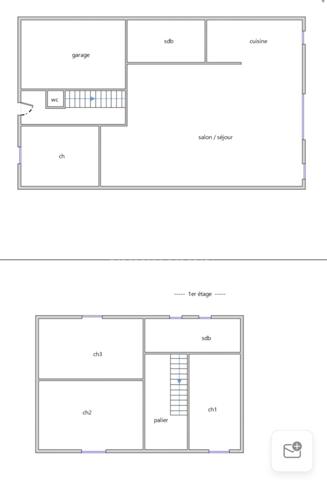 ***GAINNEVILLE***maison non mitoyenne de 126m² avec vie de plain pied composée de 4 chambres, 2 salles de bains, jardin et garage