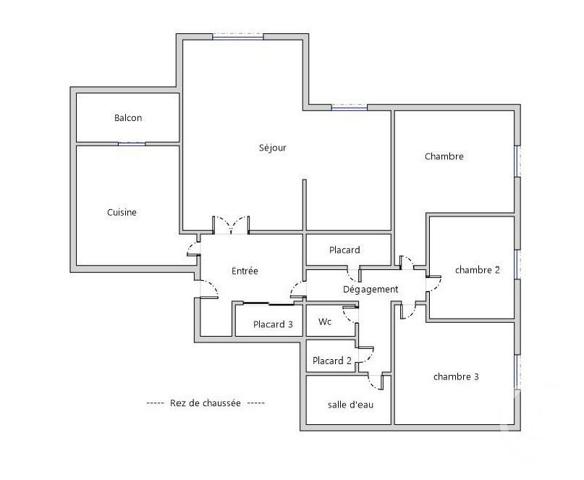 Appartement T5 à vendre  5 pièces - 106 m 2   LYON  - 69009