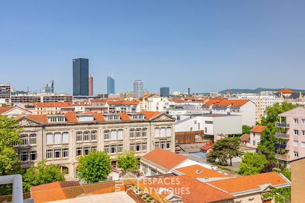 T3 en dernier étage avec balcons