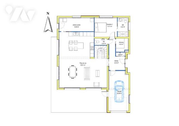 Maison neuve 170m² - construction de qualité- Merlimont Village-Vente en clos couvert ou clé en main