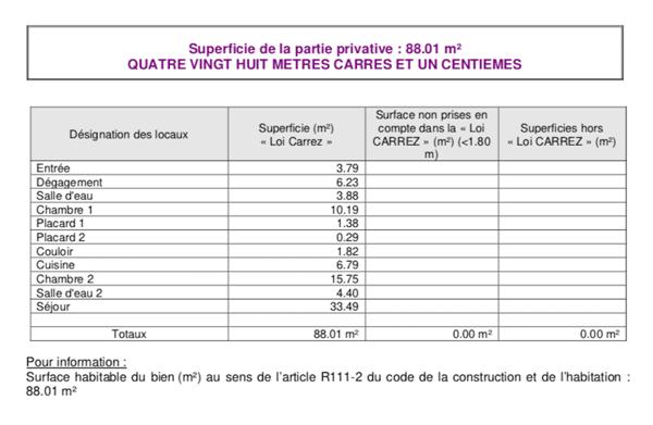 Paris (75008) Paris 8ème - SAINT AUGUSTIN - 4ème étage : Appartement de 88 m2 avec balcon filant