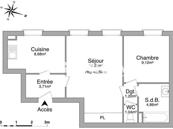 Location Appartement 2 pièces 46.9 m² - 36 BIS ROUTE DE MORIERES Avignon 84000