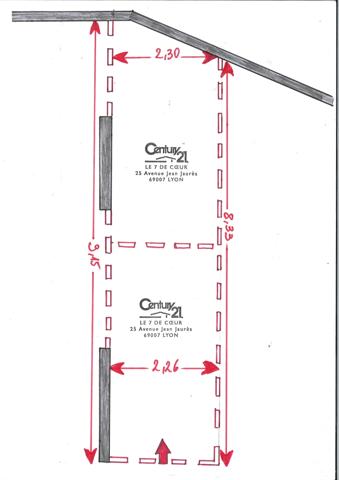Parking à vendre  20 m2 LYON - 69007