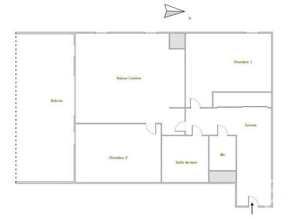Appartement T3 à vendre  3 pièces - 62,50 m 2   LYON  - 69009