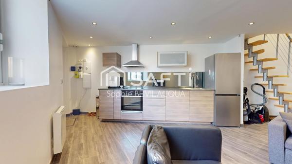 MAISON DE VILLE INDIVIDUELLE T2 DUPLEX PARFAIT ETAT PAS DE COPROPRIETE