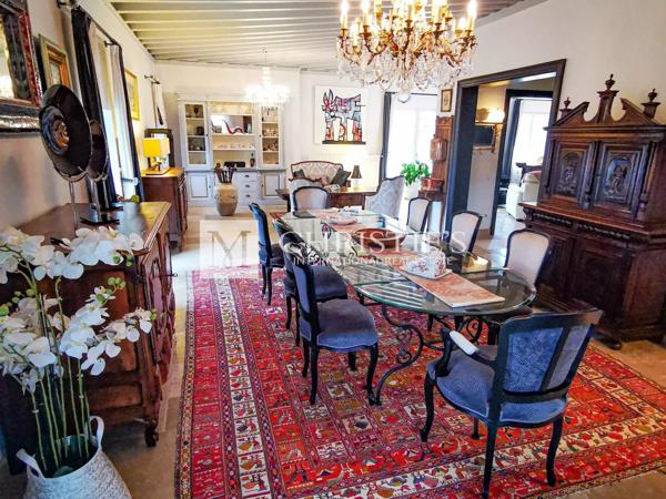 Château et pavillon du gardien, avec piscine et jacuzzi, situés au sein de jardins faciles à entretenir.