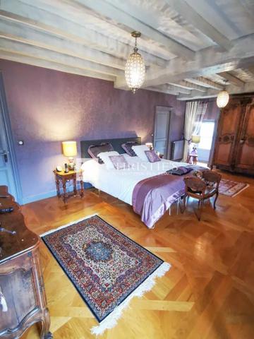 Château et pavillon du gardien, avec piscine et jacuzzi, situés au sein de jardins faciles à entretenir.