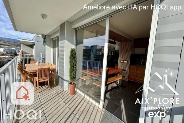 Appartement T2 transformable en T3 avec terrasse, cave et garage à COGNIN