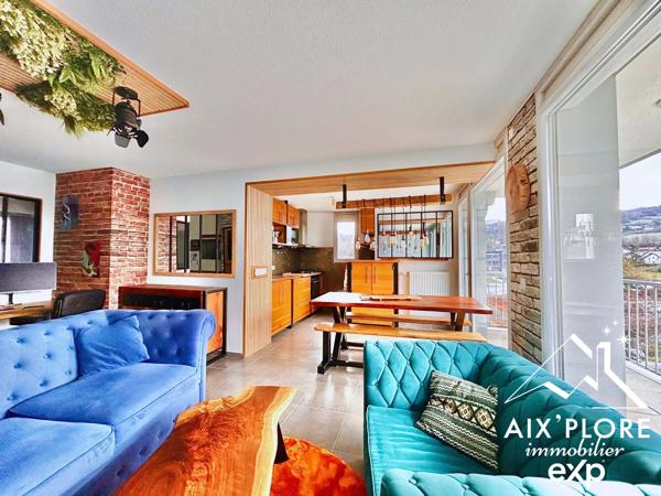 Appartement T2 transformable en T3 avec terrasse, cave et garage à COGNIN