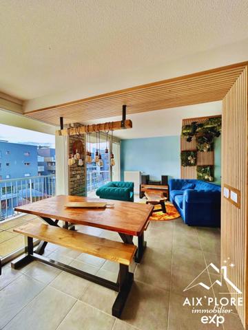 Appartement T2 transformable en T3 avec terrasse, cave et garage à COGNIN