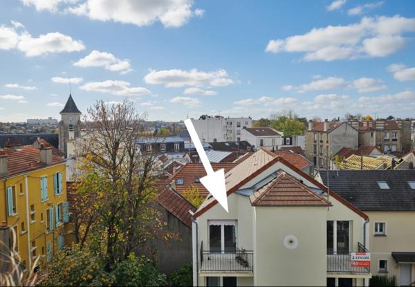 94350 VILLIERS-SUR-MARNE - CENTRE VILLE - LOFT - 106m² - 4 PIÈCES - 2 CHAMBRES - 2 BALCONS - DERNIER ÉTAGE - PARKING - RER 