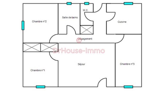 Maison à vendre 4 pièces de 69 m²