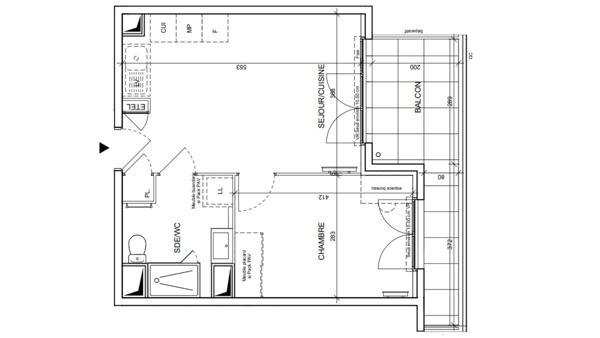 Appartement à vendre 2 pièces 38 m² Saint-Laurent-du-Var