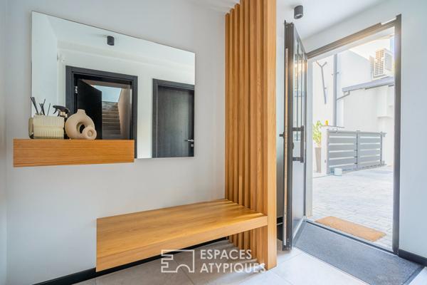 Ancien garage transformé en loft à proximité des bords de Marne