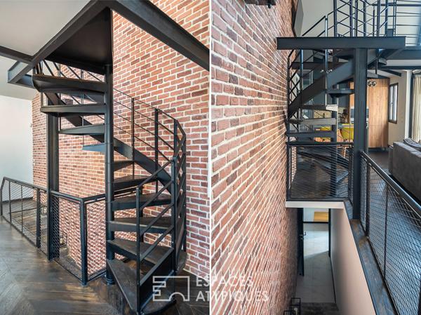 Ancien garage transformé en loft à proximité des bords de Marne